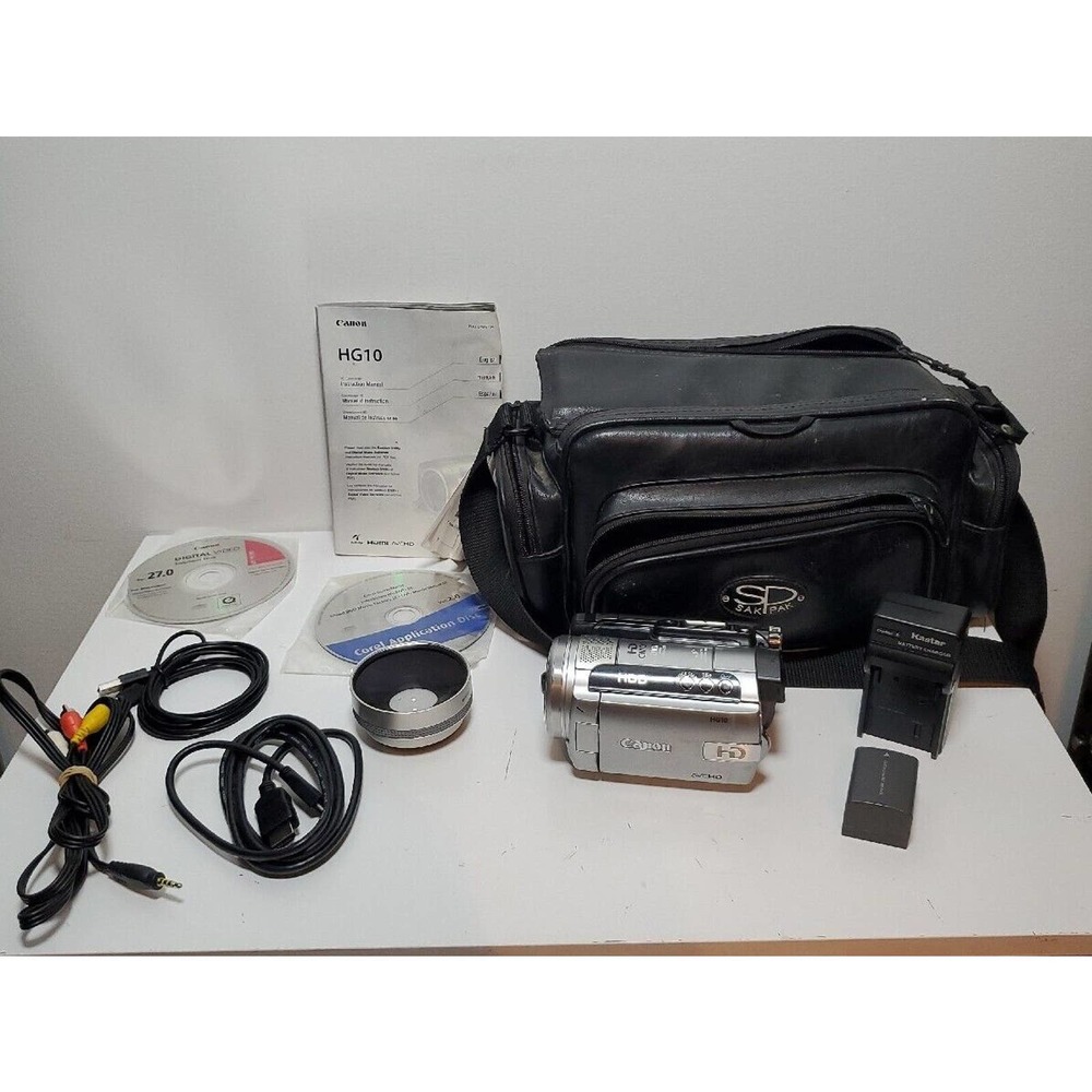 Canon HG10 HD Video Camcorder with Accessories! Tested and Works 40GB